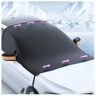 Imagen de YNEION Protector Hielo Parabrisas,para Citroen Ds7 DS 7 Crossback 2018 2023 Protección del Parabrisas en Invierno, Funda Plegable Parabrisa Delantero