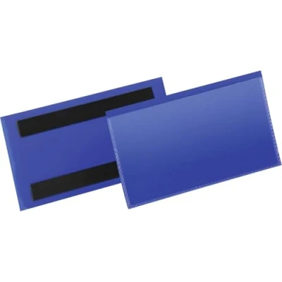 Imagen de Durable 174207 Funda magnetica 150x67 mm (150 x 67 mm) Paquete de 50, azul