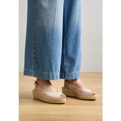 Imagen de Geox Iberide Sandalias de cuña, Mujer, Talla: 38, Light taupe Zapatos