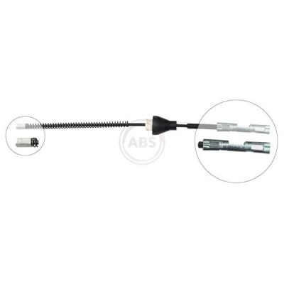 Imagen de A.B.S. K13436 Cable de Freno Mano 228 Tambor para dirección izquierda/derecha FORD: Focus C Max, 2