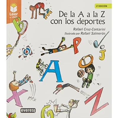 Imagen de De la a Z con los deportes: 0 (Leer es vivir)