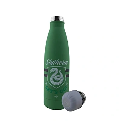 Imagen de Cinereplicas Harry Potter Botella de agua aislada acero inoxidable 500 ml Slytherin Vamos Licencia Oficial