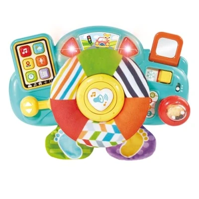 Imagen de VTech Baby Volante Juegos y actividades, Colgante para cochecitos, Silla de paseo, Juguete el carrito, Regalo bebés +6 meses, interactivo, Contenido en español