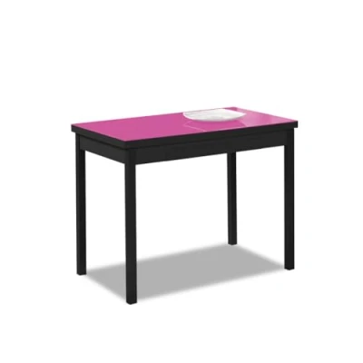 Imagen de ASTIMESA Mesa de Cocina Extensible, Rosa, 140 x 50 cm