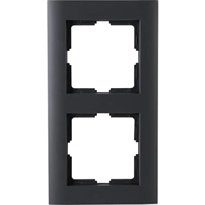 Imagen de Kopp Marco para Enchufes, 2 Enchufe Athenis, Color Antracita, 402615066