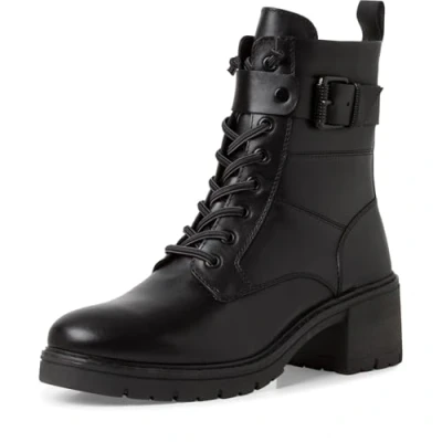 Imagen de MARCO TOZZI Botín de Mujer con Cordones 2 25259 43, Botas Moda, Negro, 39 EU