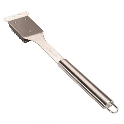 Imagen de Cuisinart CCB 5014 Cepillo y rascador de Acero Inoxidable para Limpiar la Parrilla, 16.5&quot;