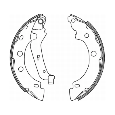 Imagen de ABE C0R013ABE Zapatas de Freno Eje trasero 203,2 39 BENDIX RENAULT: Kangoo I, I Express, II NISSAN: Kubistar Furgón