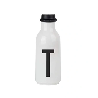 Imagen de Design Letters Botella de Agua Blanco 500 Ml (A Z) para Niño, Adults Botellas Niños Colegio Libre BPA/BPS Garrafa Personalizada Irrompible a Prueba Fugas