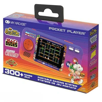 Imagen de Consola retro Myarcade Pocket Player Data East, + 300 juegos, Multicolor