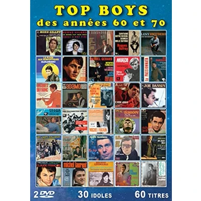 Imagen de Top boys des annees 60 et 70 : 30 idoles titres [Francia] [DVD]
