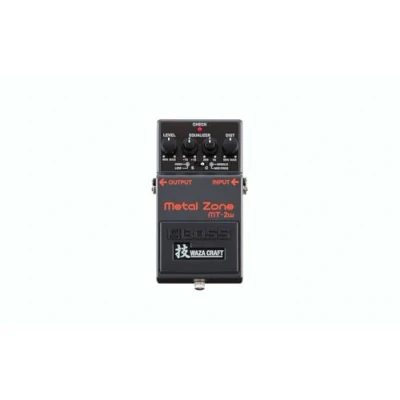 Imagen de BOSS MT 2W Metal Zone WAZA Craft — Modo estándar y personalizado con potente EQ de tres bandas