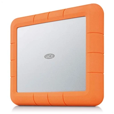 Imagen de LaCie Rugged RAID Shuttle, 8 TB, Disco duro portátil, USB C, compatible con 3.0, resistente a caídas, golpes, polvo y agua, para Mac PC, suscripción de 1 mes Adobe CC (STHT8000800)