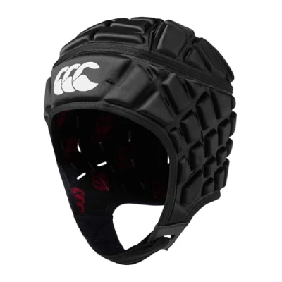Imagen de Canterbury Raze Headguard, Unisex, Negro/Rojo, M