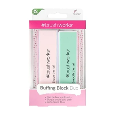 Imagen de Brushworks Bloque Pulido de Uñas Pastel 2 Piezas 70 g