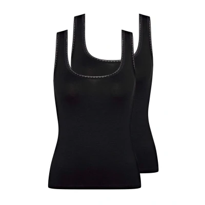 Imagen de Sloggi GO TANK TOP C2P Camiseta interior, Mujer, Talla: 65A C. 70A/B, Black