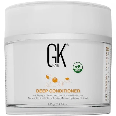 Imagen de GK HAIR Global Keratin Deep Conditioner Masque 200g Tratamiento de reparación hidratante intenso para cabello seco y dañado tratado con color, fórmula restauración del