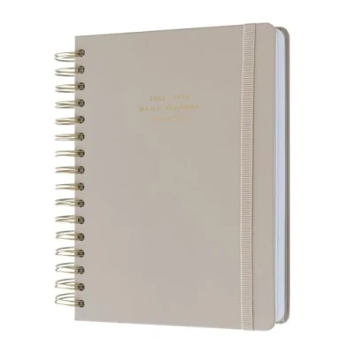 Imagen de Agenda Kokonote Escolar 2025/2026 Dia Pagina Muse Misty Gray