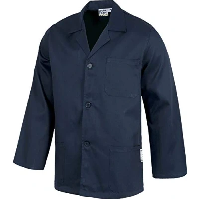 Imagen de Work Team Bata Corta de Hombre Tipo Chaquetilla, un Bolso en Pecho y Dos Laterales. Marino XXL