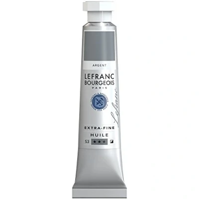 Imagen de Lefranc Bourgeois Óleo Extra Fino 40ml Tubo de pintura, Plata