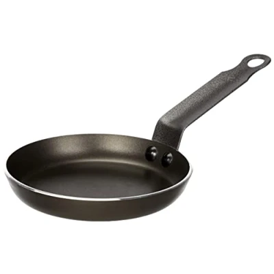 Imagen de Lacor 23614 Sartén Blinis Robust Aluminio Antiadherente 14 cm Negro