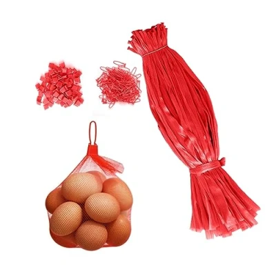 Imagen de Molyorch 100 Piezas Bolsa de Malla Reutilizable, Huevos, para Rejilla La Compra Playa Nueces, Comestibles