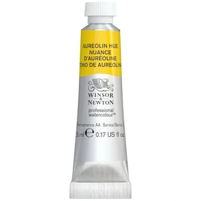 Imagen de W&amp;N Acuarela Profesional Colección Revival, tubo de 5 ml Tono Aureolina