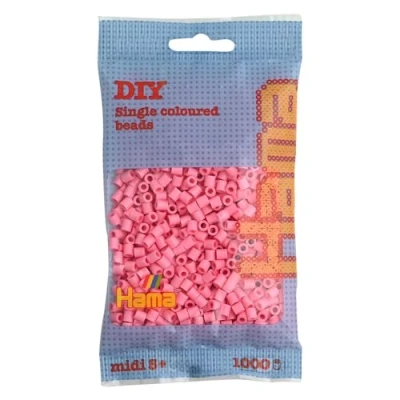 Imagen de Hama 207 06 Rosa: 1000 Cuentas en Bolsa, Color Rose, pcs (207 06)