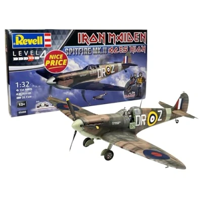 Imagen de Revell 05688 Kit de Regalo para Iron Maiden Aces High Spitfire MK.V, 1/32