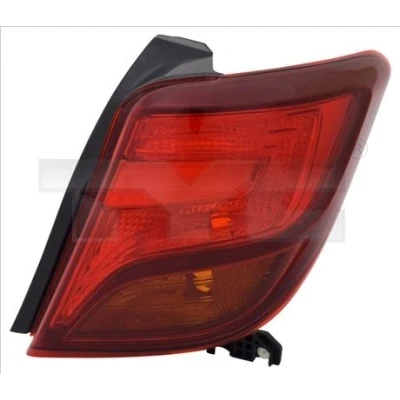 Imagen de TYC 11 12847 01 2 Piloto trasero derecha sin portalámparas TOYOTA: Yaris III Hatchback