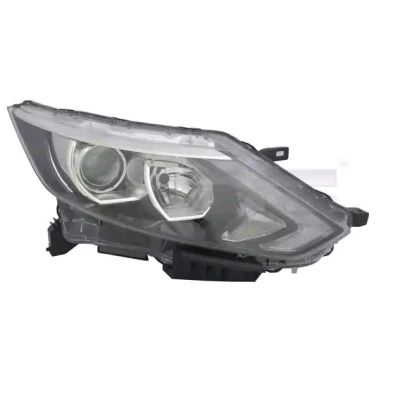 Imagen de TYC 20 14680 06 2 Faros izquierda H7, H11, LED para circulación por la derecha con LED, electromotor NISSAN: Qashqai