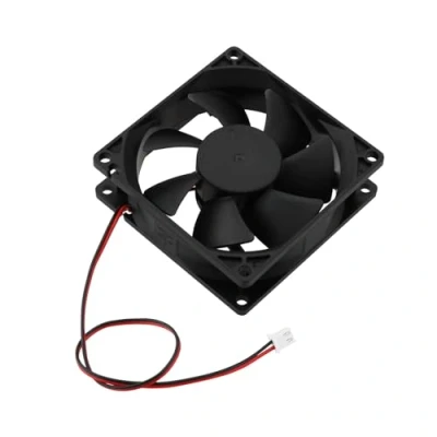 Imagen de Be In Your Mind 1 ventilador de refrigeración sin escobillas 80 mm x 25 mm, CC 24 V 0,15 A, doble rodamiento bolas, 2 pines, plástico 8025, 7