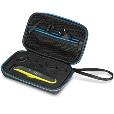 Imagen de Wicked Chili Estuche Protector Compatible con Philips OneBlade QP2530/30, QP2630/30, QP2520/30, QP2520/20 Funda de Viaje para One Blade Bolsa Compartimento Accesorios