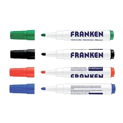 Imagen de Franken U Act Line Z1999 Rotuladores (3 mm, 4 unidades), color rojo, verde y azul