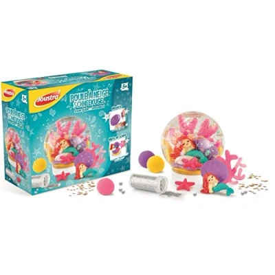 Imagen de Joustra Pescado Juego Creativo y de Manualidades Sirena Bola Nieve con Mundo Submarino, Multicolor (Maped J41727)