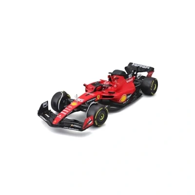 Imagen de Bburago May Cheong B18 16812L Fórmula 1 Ferrari SF 23 Leclerc con Casco 2023 Coche Fundido a presión, Rojo