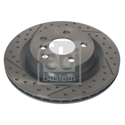 Imagen de FEBI BILSTEIN 181539 Disco de freno Eje trasero 300 20 5 112 ventilación interna, ranurado/perforado revestido altamente carbonizado