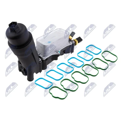 Imagen de NTY CCL CH 014 Radiador de Aceite con alojamiento del filtro aceite, juntas JEEP: GRAND CHEROKEE 4
