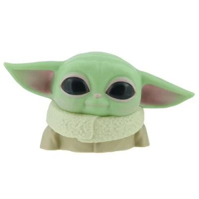Imagen de lámpara de escritorio Grogu The Mandalorian Producto oficial Baby Yoda, oficina, regalo coleccionable para fans Star Wars, funciona con baterías