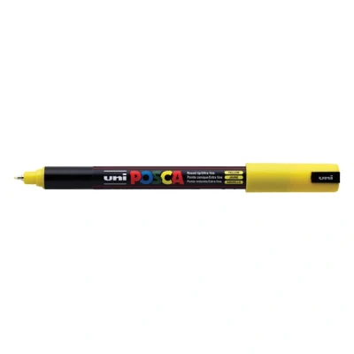 Imagen de Uni Ball 181707 Marcador POSCA con punta calibrada, amarillo