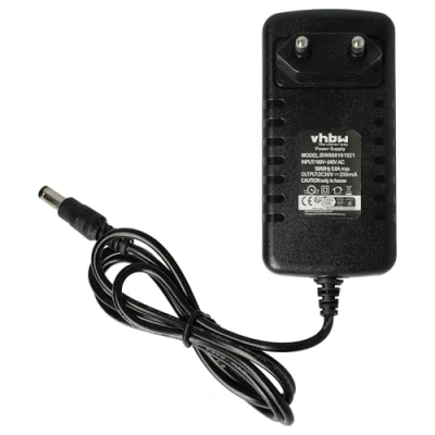Imagen de vhbw Cargador, Fuente de alimentación Compatible con Rowenta Air Force 24V RH856, RH857 aspiradora Mano, 144 cm