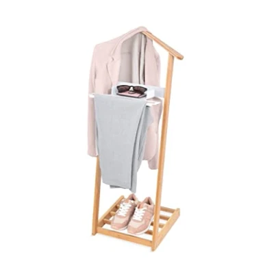 Imagen de Domo Pack Living 43,5X34X102CM 83522 Galan de Noche Bambu con Repisa para Zapatos, 43.5x34x102 cm, Multicolor
