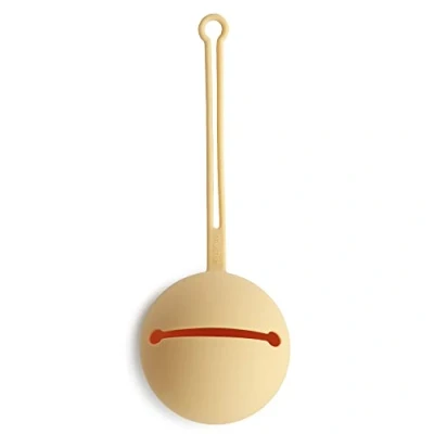 Imagen de mushie Caja de Chupete Silicona Estuche para Guardar Chupetes Sin BPA Accesorios Bebés Seguros Niños Pequeños y Pale Daffodil
