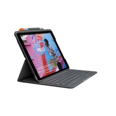 Imagen de Logitech Slim Folio Case bluetooth Keyboard iPad 2019/iPad 2020