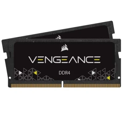 Imagen de Corsair Vengeance SODIMM 32GB (2x16GB) DDR4 2400MHz CL16 Memoria para Portátiles/Notebooks (Soporte Procesadores Intel Core™ i5 e i7 de 6ª Generación) Negro