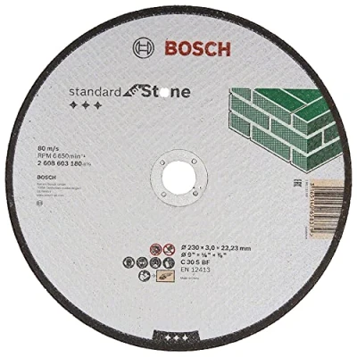 Imagen de Bosch Profesional Disco de corte diamante estándar para piedra Marrón, 115 x 22,23 1,6 10 mm