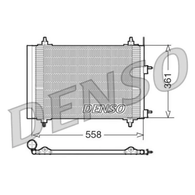 Imagen de DENSO DCN21015 Condensador con secador 558x361x16 R 134 a 558 PEUGEOT: 307 Hatchback, SW, CC