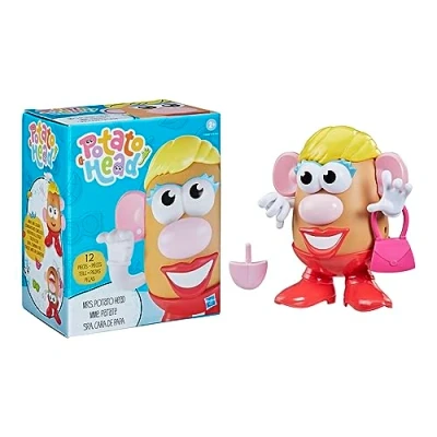 Imagen de Potato Head Mrs. Classic Toy For Kids Ages 2 and Up, Includes 12 Parts Pieces to Create Funny Faces