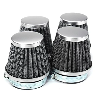 Imagen de Alamor Filtros De Aire La Motocicleta 4Pcs 52M M para Kawasaki Zx550 Gpz550 Ninja Zx600 Suzuki/Yamaha