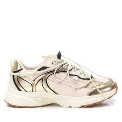 Imagen de XTI Zapatilla Mujer Oro Calzado Cómodo y Versátil Moda Casual Modelo 14405202 (Talla 39)